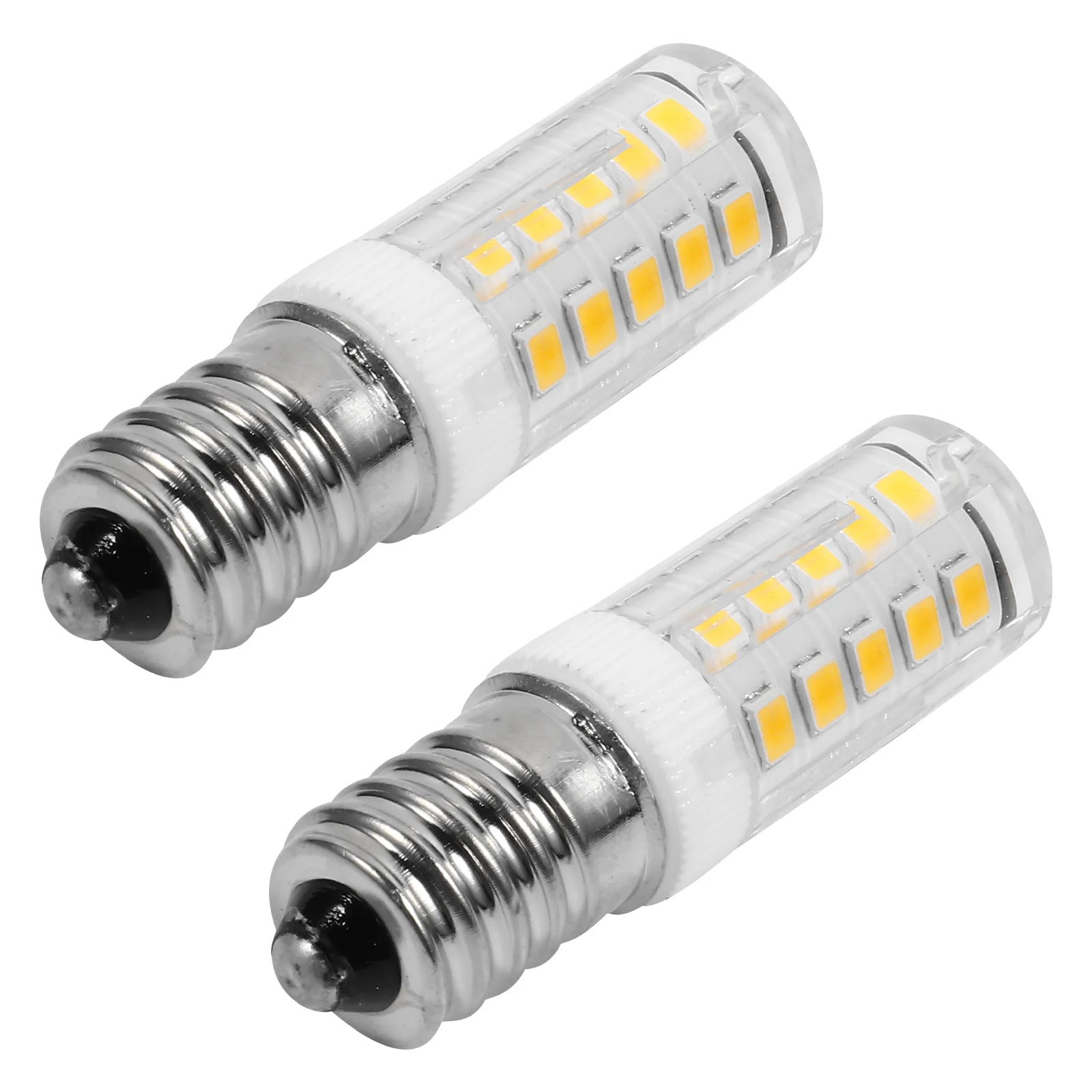 2Pcs LED Energy Efficient Replacement Bulbs E14 Low Power for Kitchen Ventilator Sewing Machine Warm Light Lamp