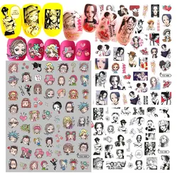 TSC-322NEW Manga Nana Anime 3d Nail Art Stickers Decal Slider Sjabloon Diy Nail Tool Decoraties