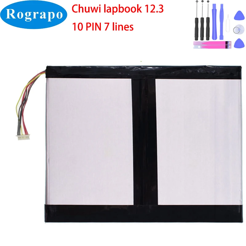 New 7.6V 6000mAh Chuwi Lapbook 12.3 Lapbook12.3 CWI535 H-38150155P Laptop Battery With 7-Wire Plug