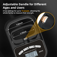 NEW Grip Strength Tester 265Lbs/120Kg Digital Hand Dynamometer Grip Strength Meter USB LCD Screen Hand Grip Dynamometer