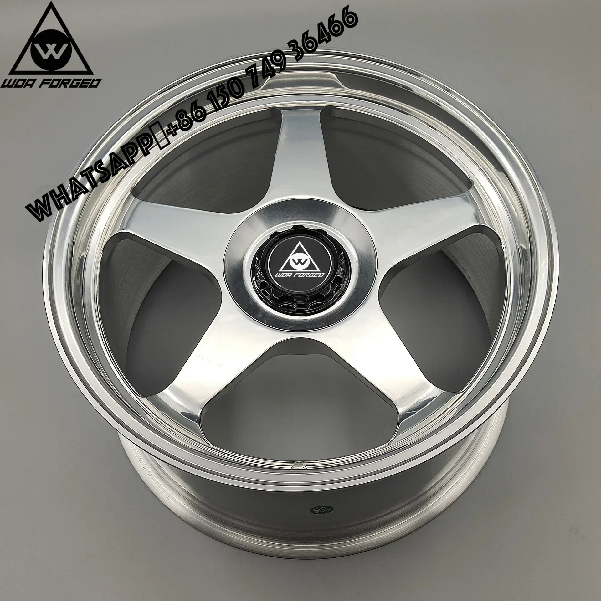 

6061-T6 WOAFORGED Wholesale Hot Sale Polished Chrome Forged Offroad Rims Five Pointed Star 4X4 Alloy Wheels for Wrangler