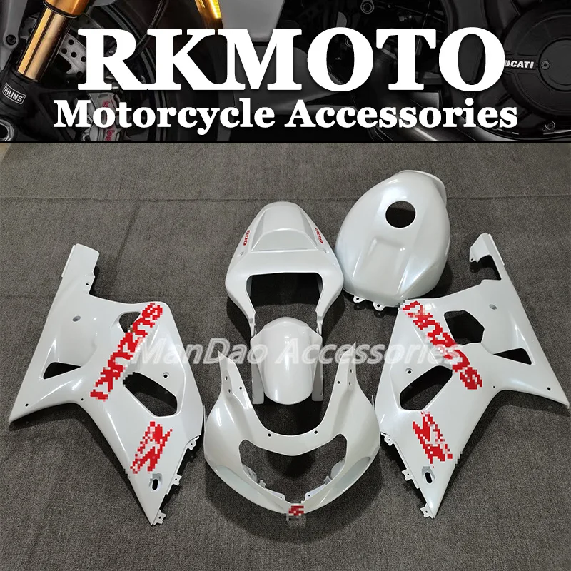 

Motorcycle Whole Fairing kit fit for GSXR600 750 01 02 03 GSXR 600 GSX-R750 K1 2003 2001 2002 full Fairings set white