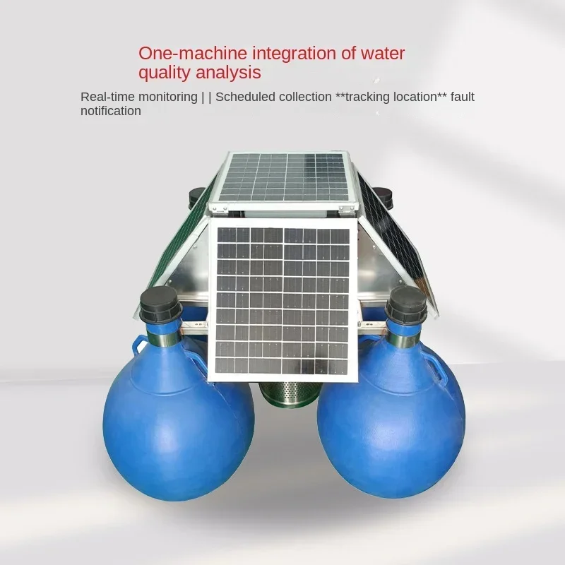 Float Online Water Quality Monitoring Station Industrial Multi Parameter Ph Conductivity Turbidity Ammonia Nitrogen Sensor