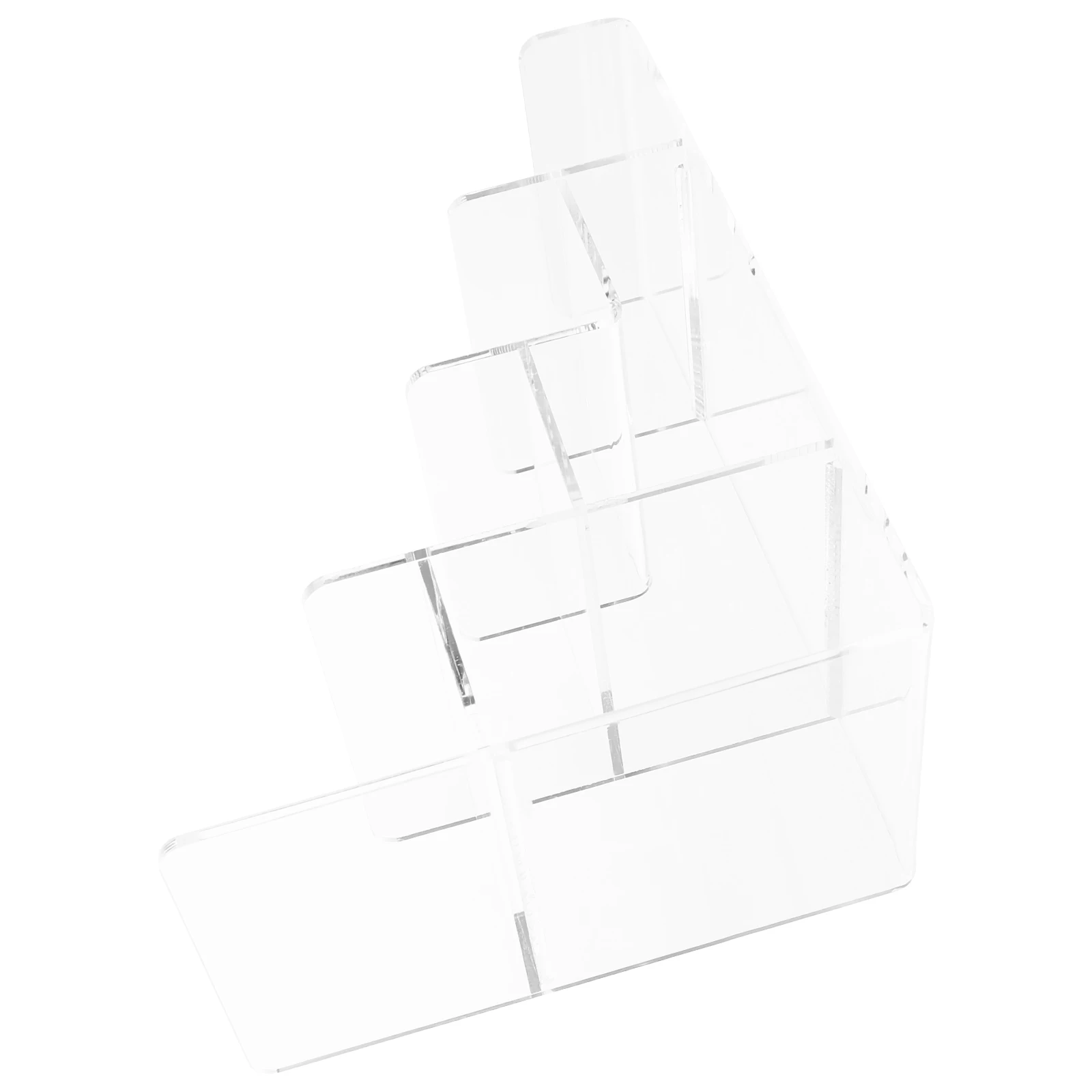 

4 Tier Handbag Riser Wallet Handbag Display Purse Holder Stand Stand Storage Rack Acrylic Holder Bag Shelf Organizer