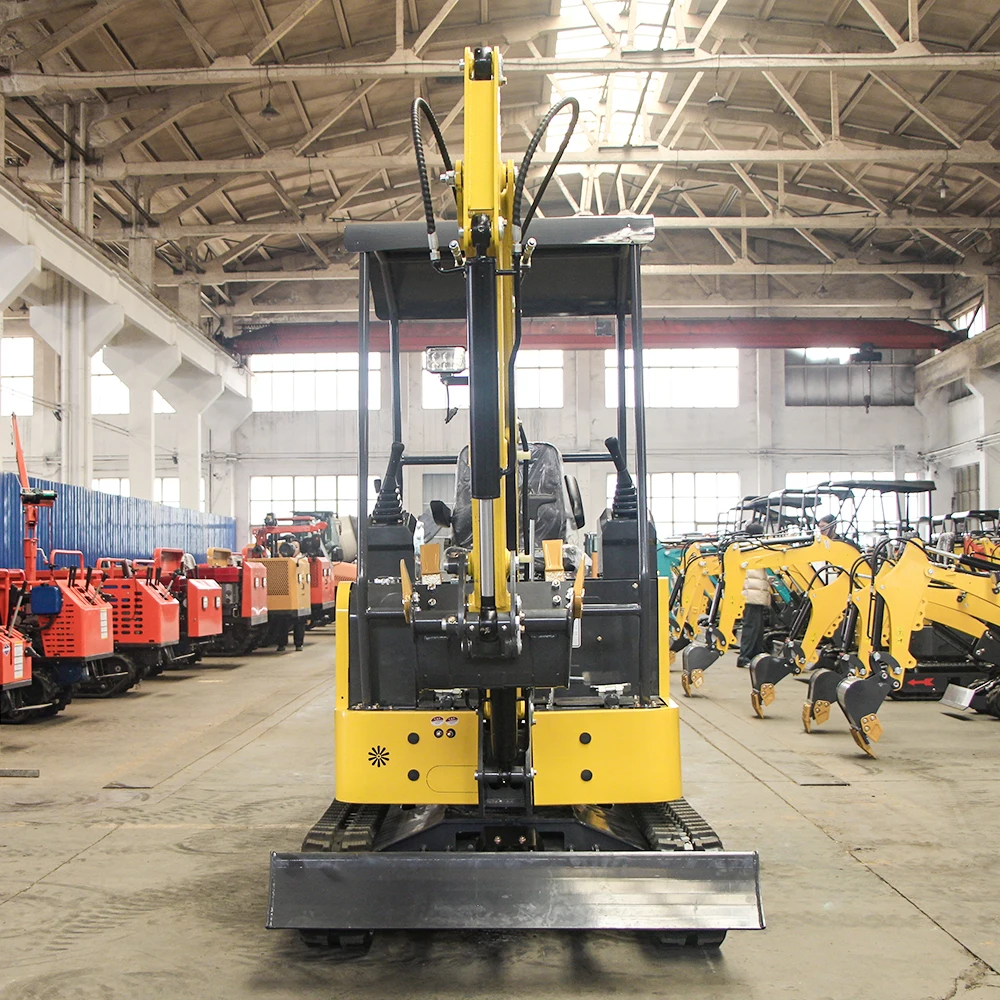 2 Ton Hydraulic Mini Excavator Agricultural Orchard 1 Ton Trench Small Digger 2000 Kg Diesel Home Use Mini Excavator Customized