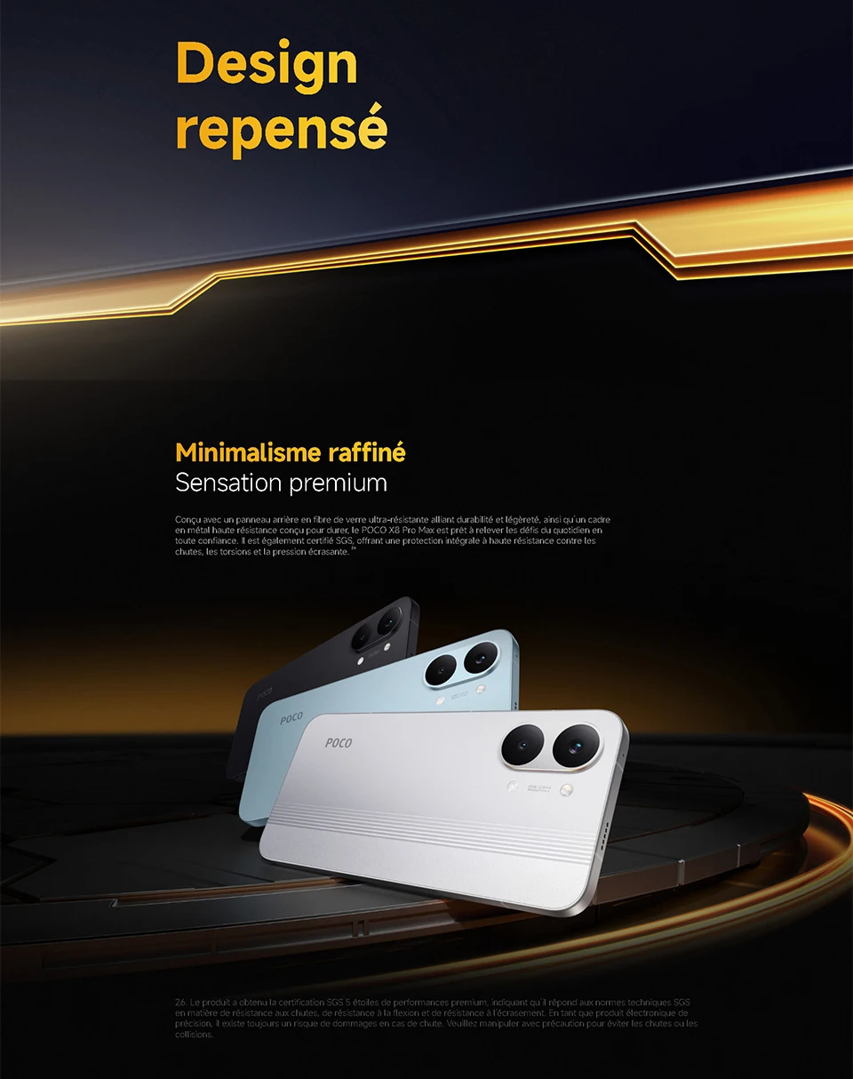 POCO X8 Pro Max 256GB/512GB EEA Version MediaTek Dimensity 9500s 1.5K AMOLED Screen 6.83 inches, 120 Hz 50 MP Camera IP68