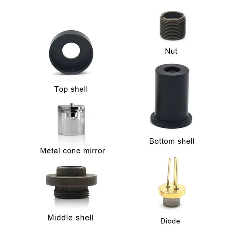 ABUL-Laser Locator Module Omnidirectionele Niveau Laser Module 520Nm Groen Licht 2.3-5V Voltage Drive Gebruik