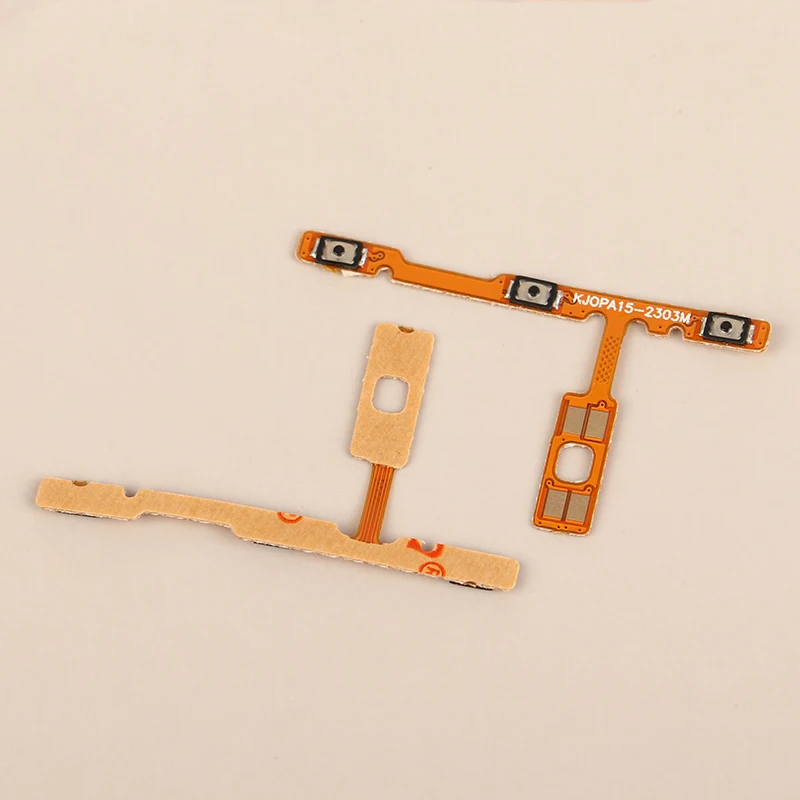 1Pcs Power ON OFF Control Key Mute Switch Volume Button Flex Cable For OPPO A15 Replace Accessories