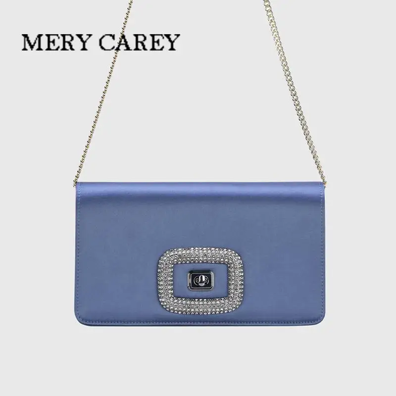 

2025 New Luxury Fashion Women's Single Shoulder Crossbody Bag Silk And Satin Dinner Bag Flip Cover Commuting Shoulder Women Bag