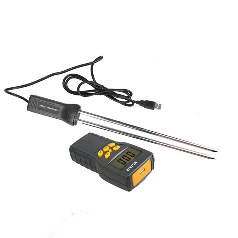Portable Moisture Meter for Grain with Temperature Range 10 to 60 Degrees Celsius and Humidity 0 to 70 Percent