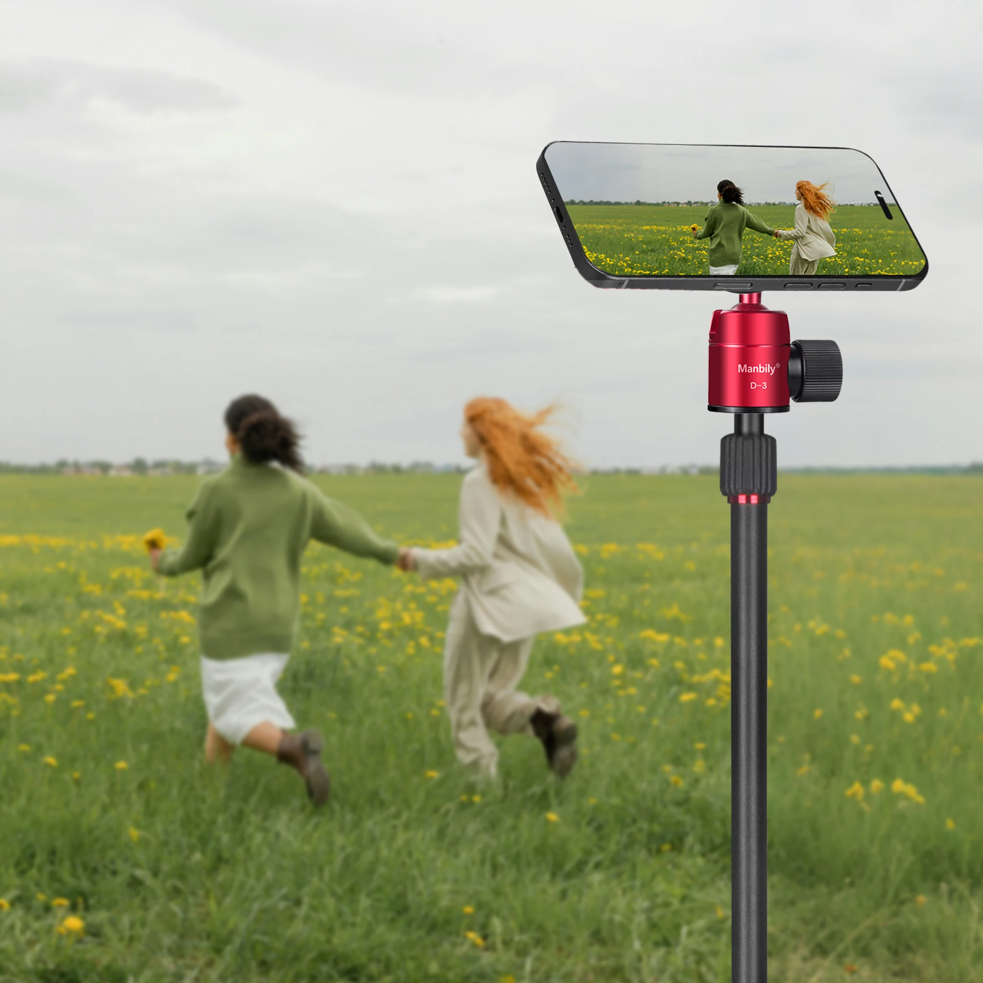 Manbily GF-M25 الألومنيوم المغناطيسي جولف Monopod Selfie عصا مع الأرض سبايك حصص حامل ثلاثي القوائم المغناطيسي لتدريب الغولف #6