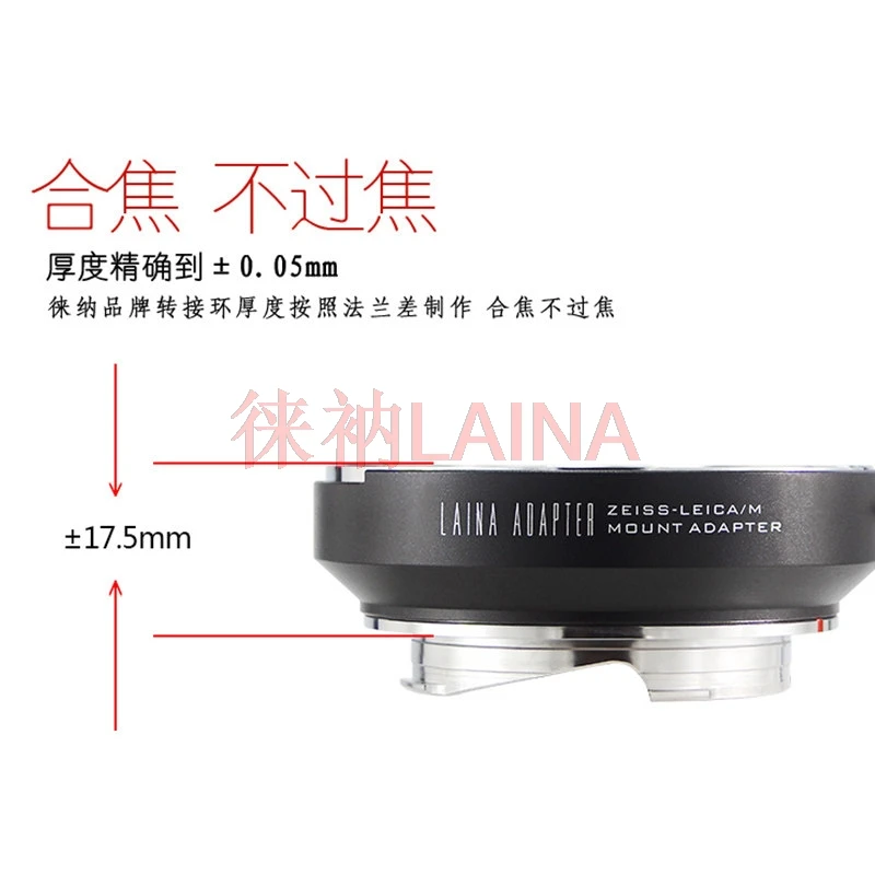 

CY-LM Adapter Ring for Contax Yashica CY Lens to Leica M Series Camera M-P240 M10 M9 M9p M8 M7 M6 M5 M4 M3 M2 M-P TECHART LM-EA7