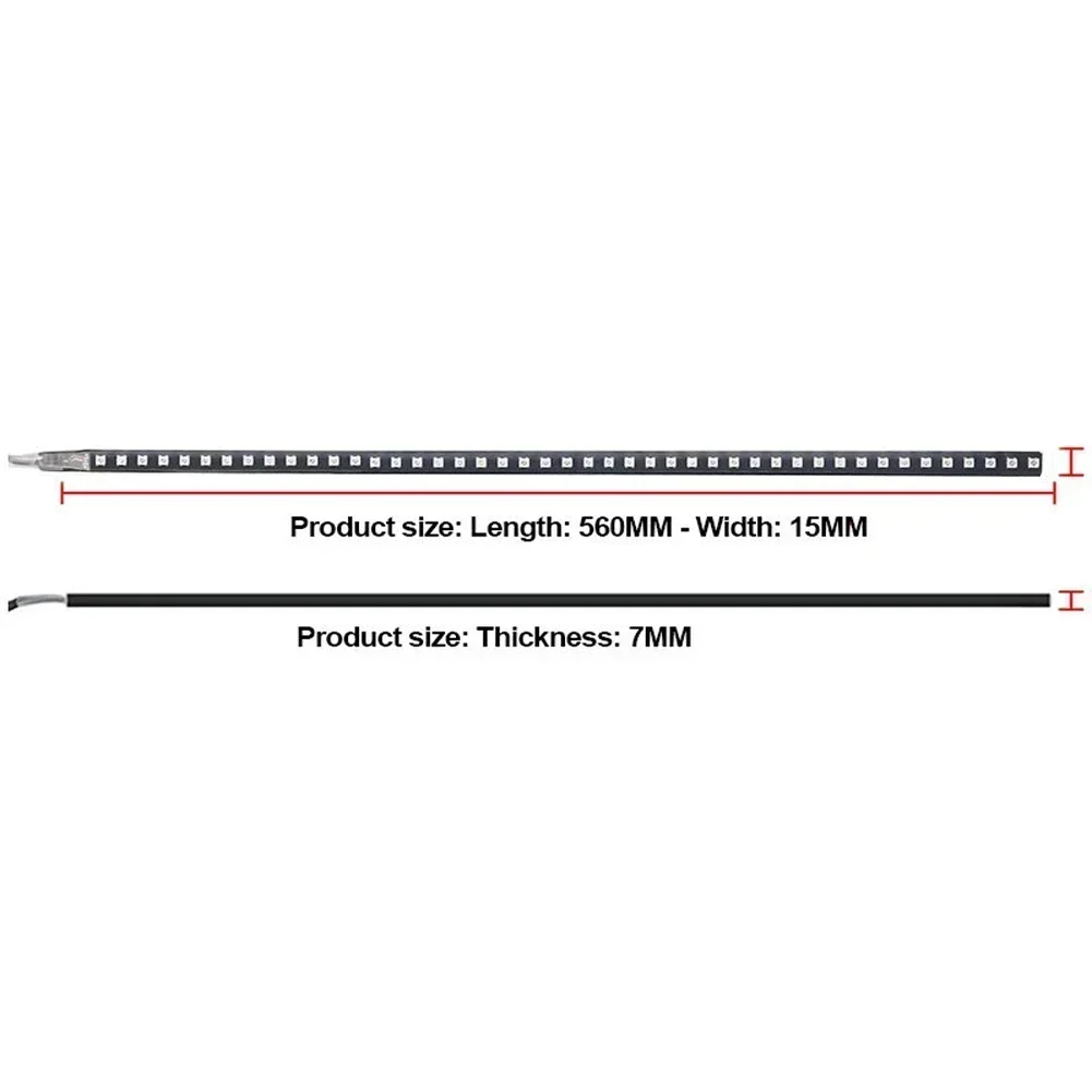 High Quality 22inch 48LED RGB Car Scanner Knight Rider Strobe Flash Light Strip+Remote For Car LED lights Tools Car Accessories