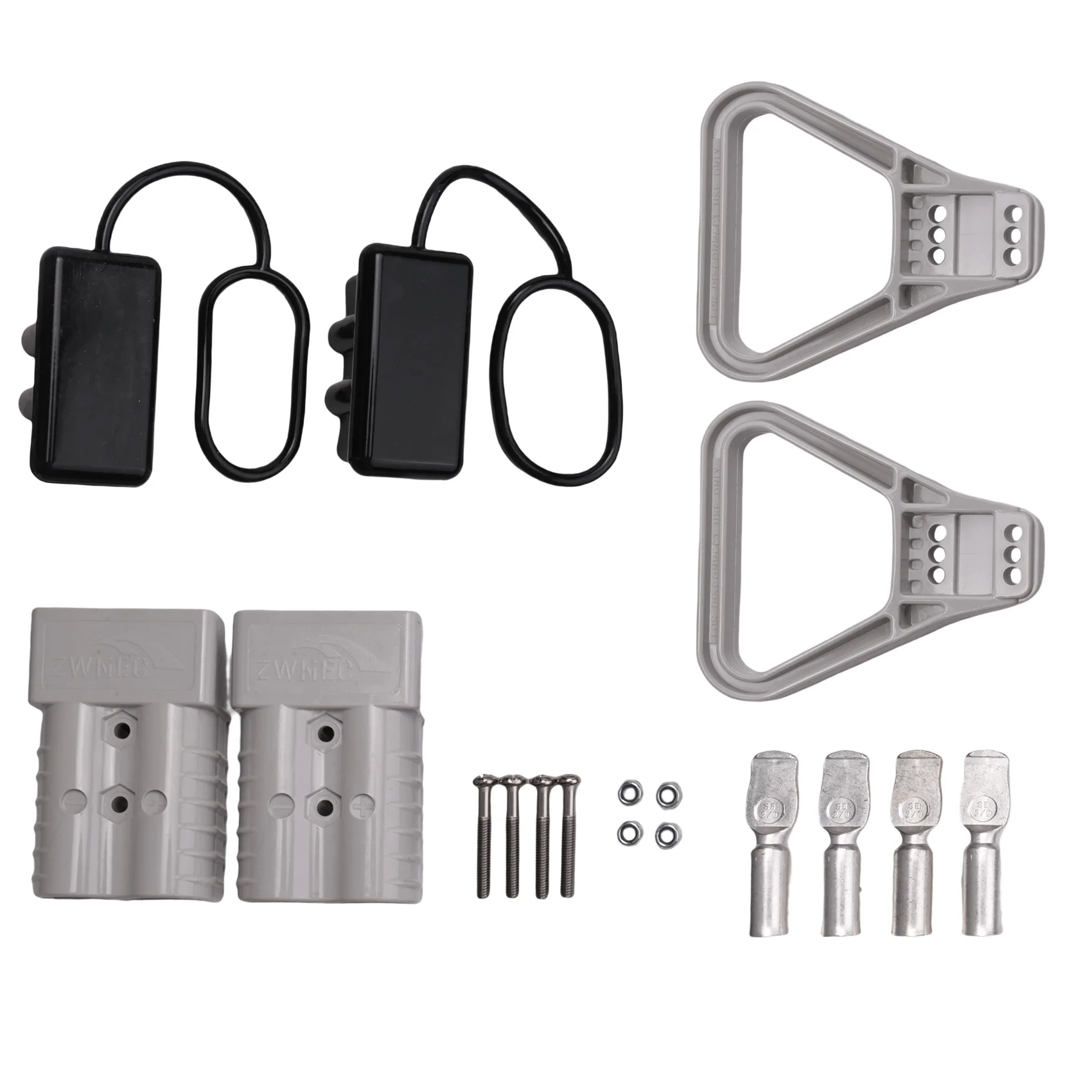 كفاءة-2 قطعة 350A 2AWG بطارية موصل الطاقة كابل توصيل سريع قطع عدة لموصل أندرسون ل ونش ATV