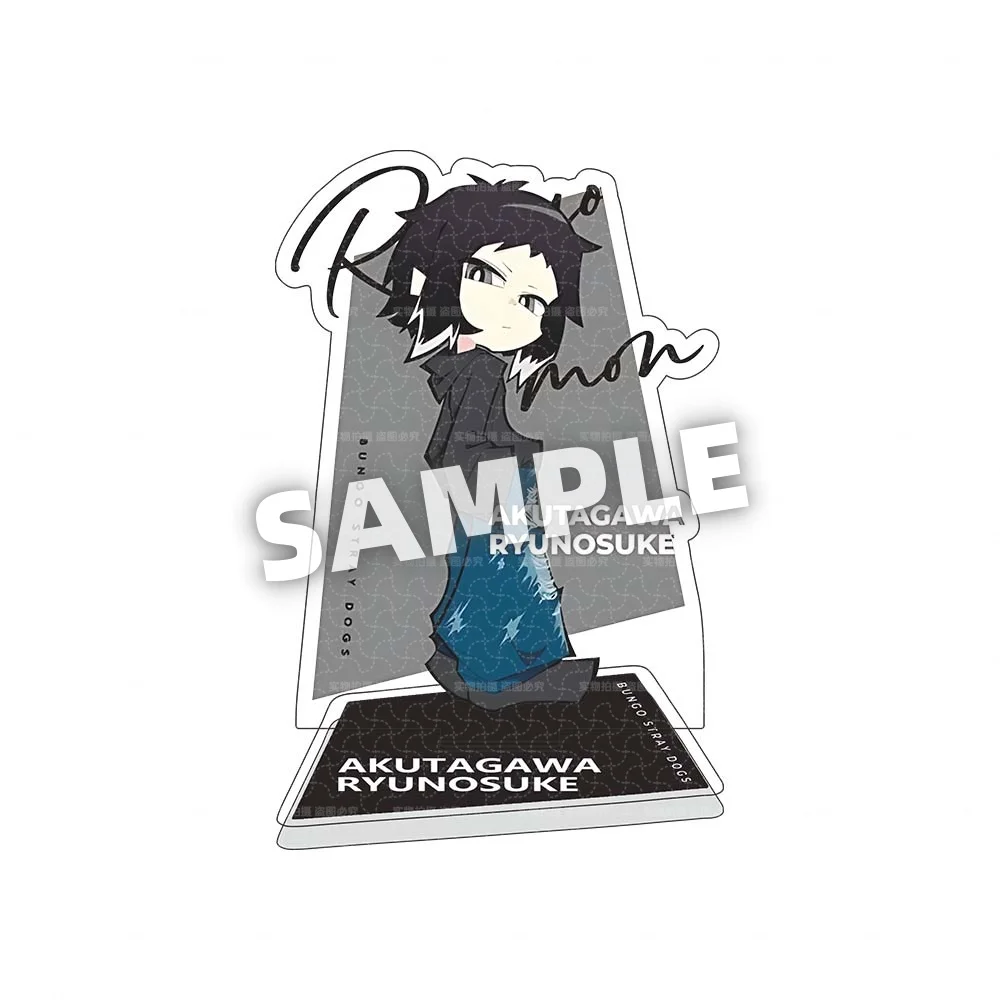 Bungo Stray Dogs Chibi Acrylic Stand 10cm Chuuya Nikolai Fyodor Dazai Akutagawa Atsushi Desk Decor Collectible Anime keychain