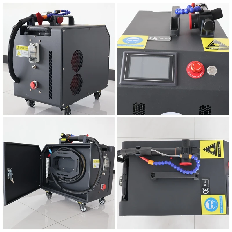 Convenient Easy to move ZBTK controller JPT generator100w 200w 300w pulsed cleaning machine