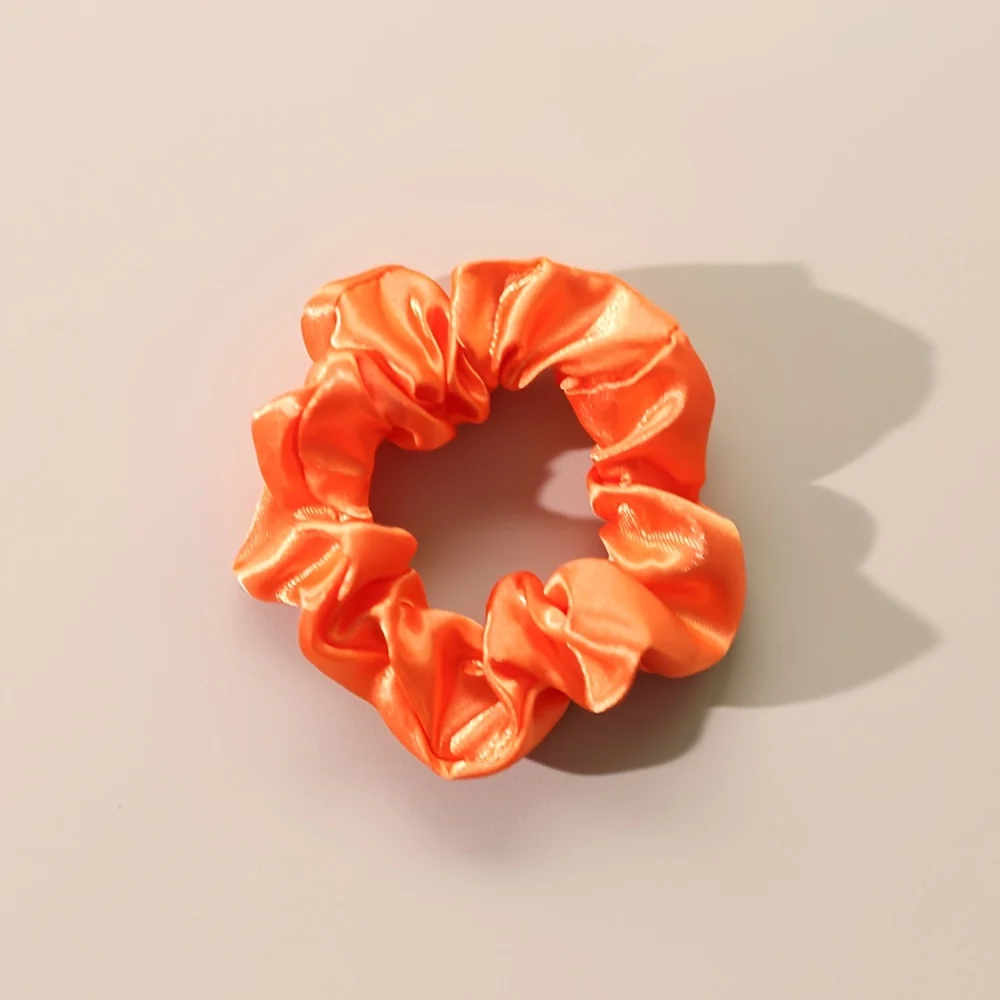 Satin Large Intestine Hair Tie Easy Versatile French Hair Rope Ponytail Hair Tie Women'S Hair Additions - Detail 1