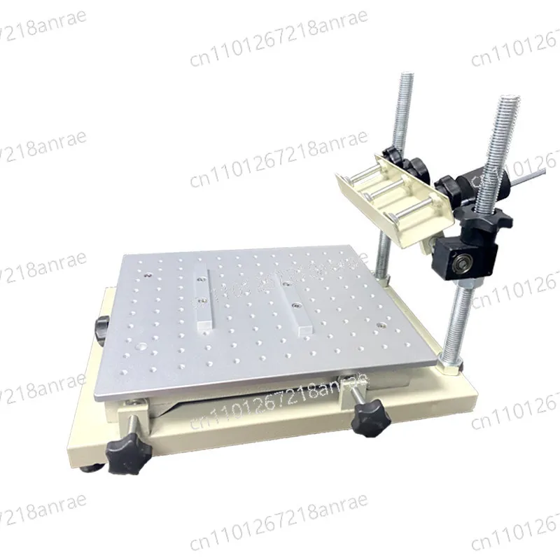 Precision screen printing table beehole precision positioning plate screen printing machine manual flat casting aluminum plastic