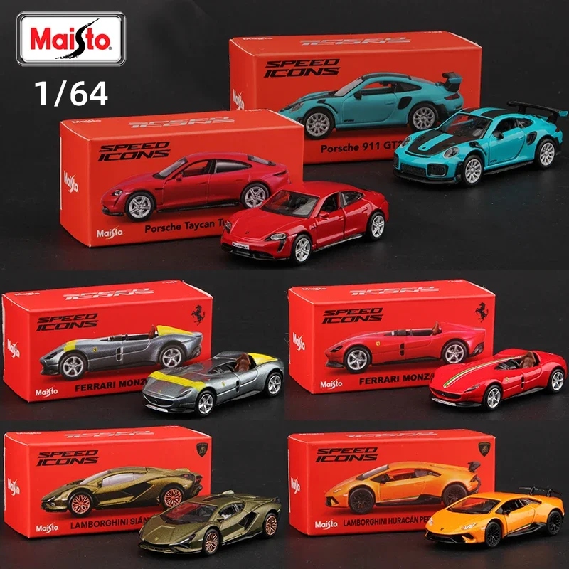 

Maisto 1:64 Ferrari SF90 SP1 Lamborghini 37, шасси, полностью сплав, литая под давлением модель автомобиля, коллекция подарок