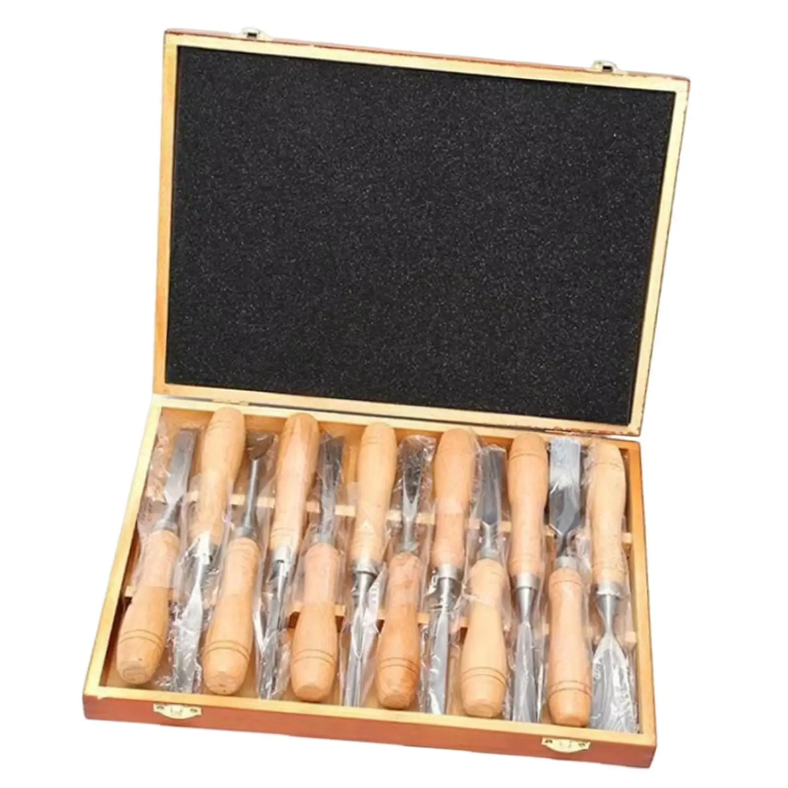 Professional Engraving Chisel Set with Chrome Vanadium Steel Blade for Woodworking Craft and DIY Carving