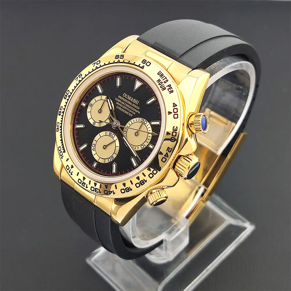 Orologio da uomo di lusso da 39 mm Movimento 7750 4613D Orologio meccanico da uomo con cassa in acciaio inossidabile e vetro zaffiro, orologio personalizzato