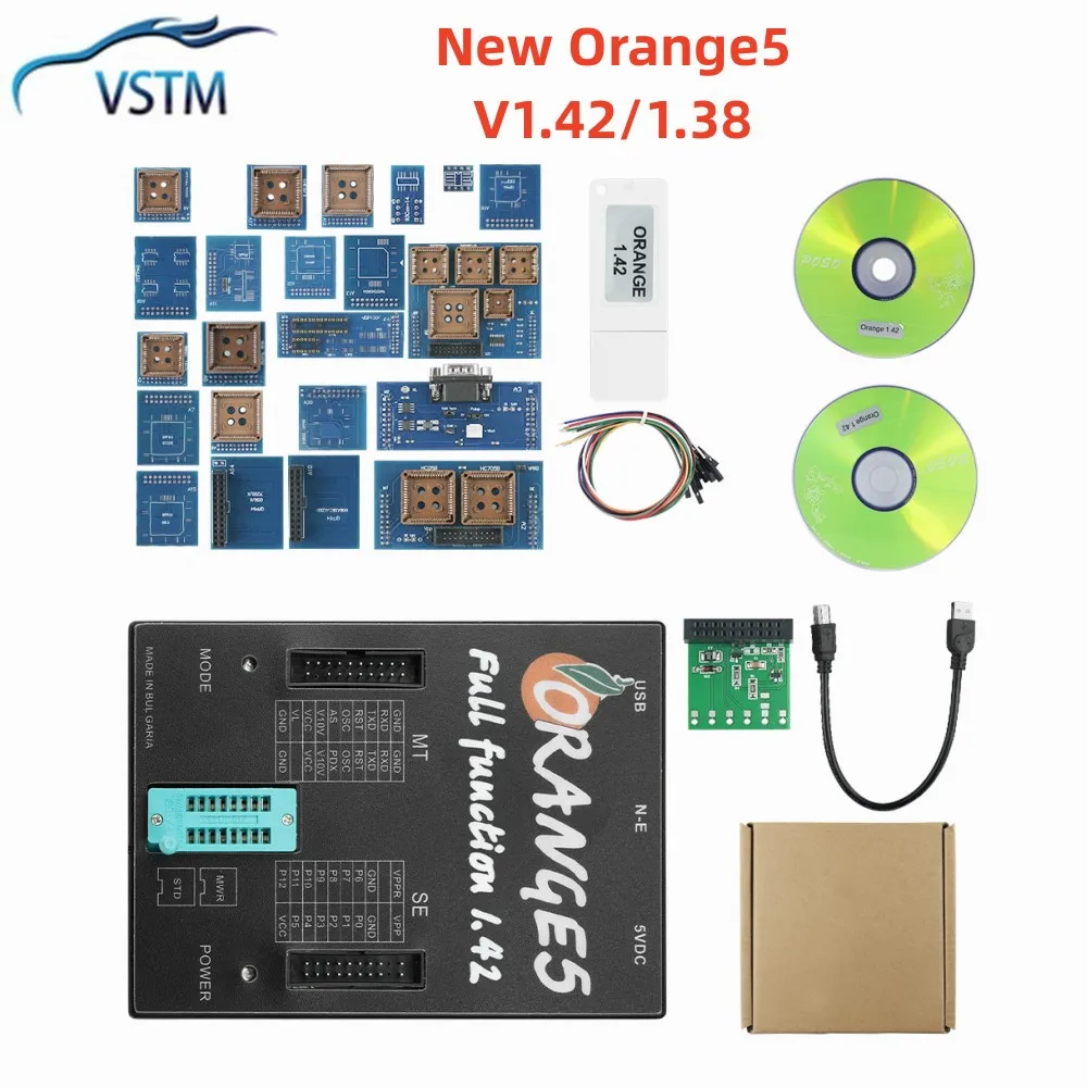 High Quality OEM Orange5 Programmer V1.42 V1.38 with Full Adapter Software Orange 5 V1.36 Newest Version E-commerce SEO Optimize