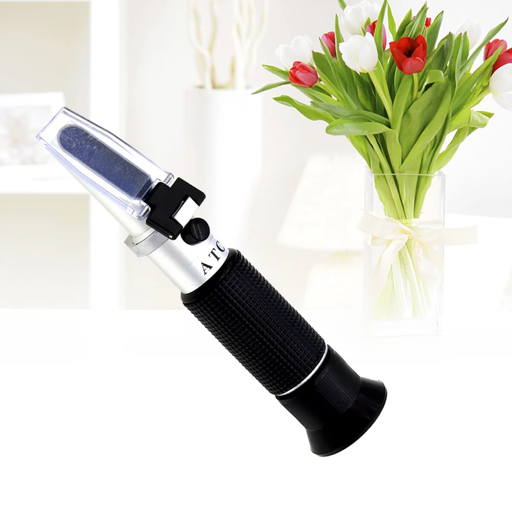 Professional Automatic Temperature Compensation 0-20% Brix Refractometer for Wort Refractometer with ATC Dual Scale 10