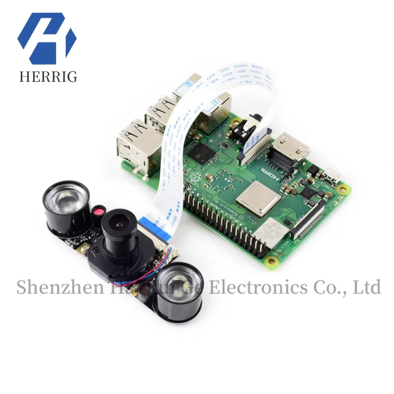 

Micro Snow Raspberry Pi 4B/3B Camera Module Wide-Angle Adjustable Focus Fisheye
