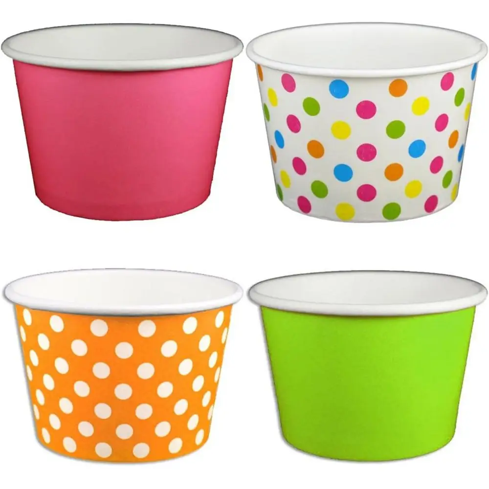 

1000 pack pink disposable yogurt cups, 8 oz