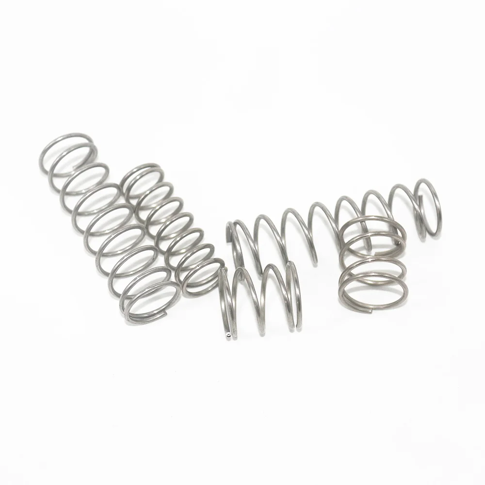 10Pcs 304 스테인레스 스틸 압축 스프링 리턴 스프링 스틸 와이어 직경 1.6mm 외경 9 ~ 25mm 길이 15mm ~ 100mm