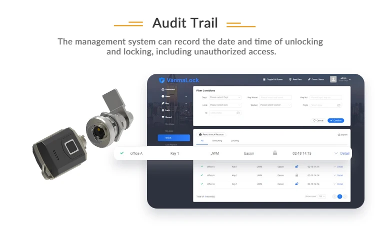 قفل كامة آمن عالي الجودة بدون مفتاح لصندوق البريد