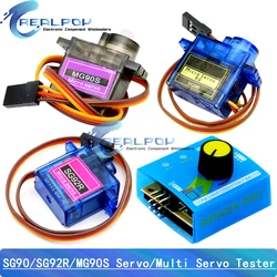 Multi Servo Tester Rc Mini Micro Classic servos 9g SG92R SG90 MG90S For RC Planes Fixed wing Aircraft model telecontro