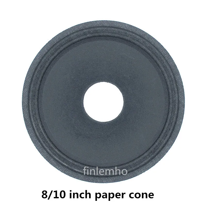 1PC Speaker Woofer Paper Cone 8/10 Inch Double Cloth Surround Repair Kit Soft Pulp For Home Theater Studio DIY System