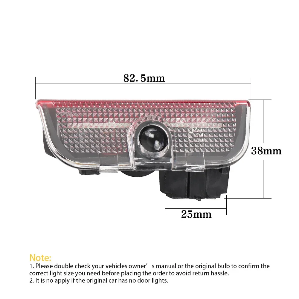 4X LED Araba Kapı Logosu Projektör Işık Aksesuarları VW R Golf 5 6 7 GTI GTD GTE Touareg CC Passat B6 B7 B8 B9 C6 C7 C8 Tiguan