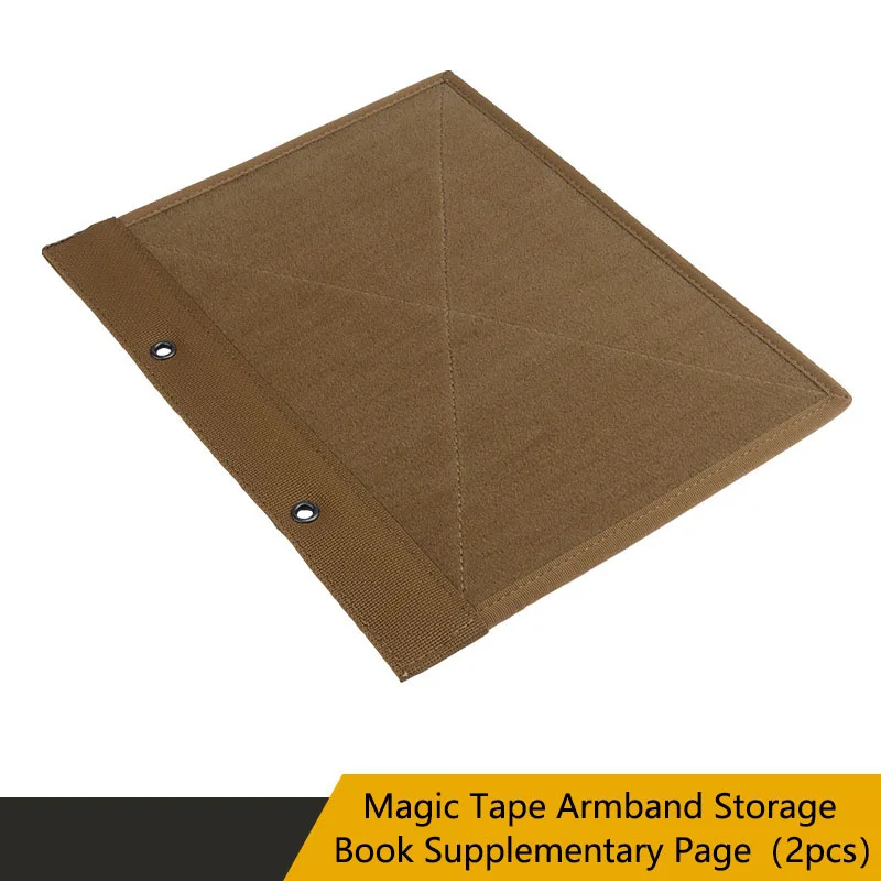 Magic Tape Armband Storage Book, Página Suplementar, Manutenção Substituição e Adição Página para AC-49 Display Book, 2PCs