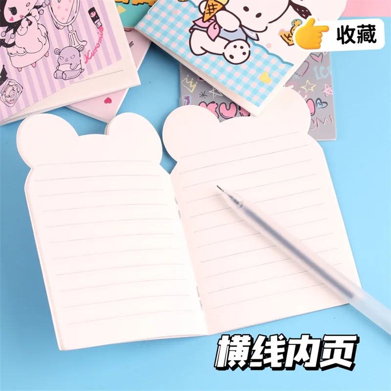 20pcs/Set Mixed Cartoon Sanrio Characters Mini Notebook Multi-Style Mixing Melody Hello Kitty Kindergarten Small Gift