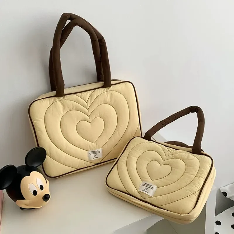 Fashion Women's Laptop Shoulder Bag 11 13/14/15/15.6 Inch Notebook Tablet Pouch Sweet Girl Lightweight Computer Handbag