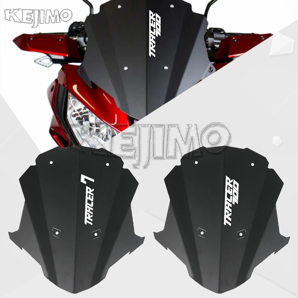 TRACER7 TRACER 7 Accessories Double Bubble Windshield WindScreen Screen Motorcycle For YAMAHA TRACER 7 2020-2021-2022-2023-2024