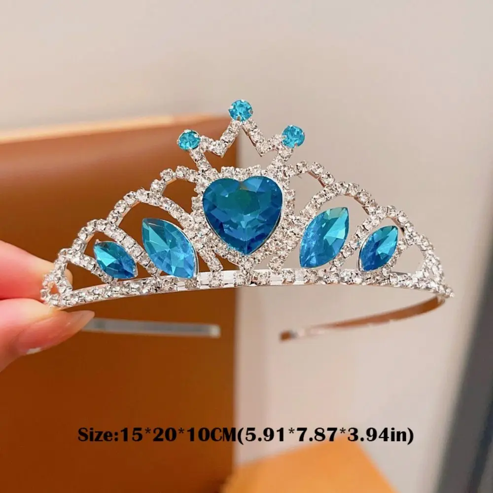 Nuove eleganti corone di cristallo Occasioni multiple Diademi di strass durevoli Copricapo di strass lucidi