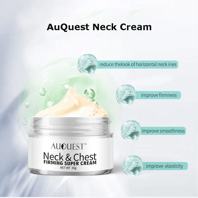 

Neck Cream AuQuest Refreshing Skin Soft Smooth Skin Moisturizing Nourishing Cream