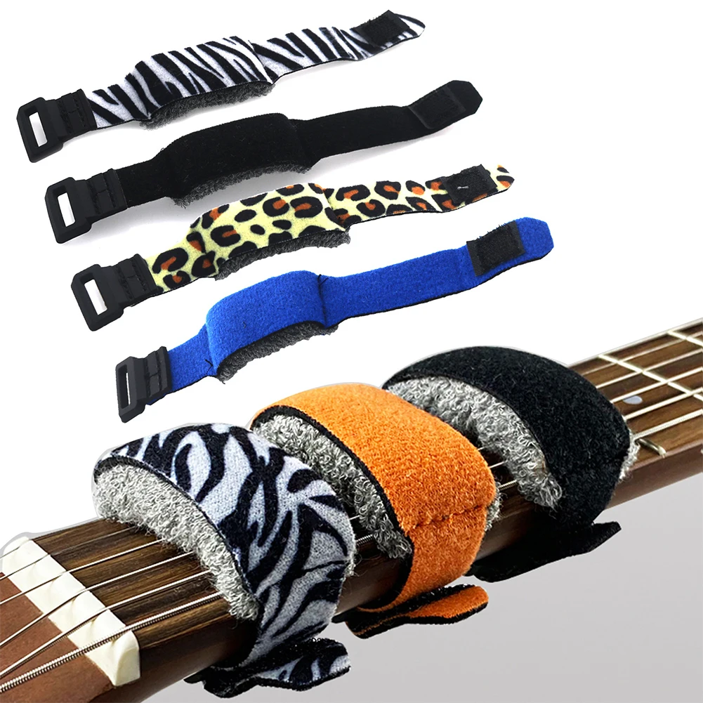 Guitar Strings Noise Damper Muter Wraps High-elastic Cotton Guitar Mute Strap for Bass Ukulele Stringed Instruments Accessories