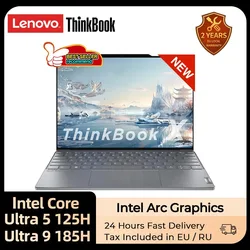 Lenovo-ordenador portátil ThinkBook X 2024 AI Core Ultra 9, 185H/Ultra 5, 125H, Intel Arc Graphics, 16GB/32GB, DDR5, 1TB, SSD, 13,5 pulgadas