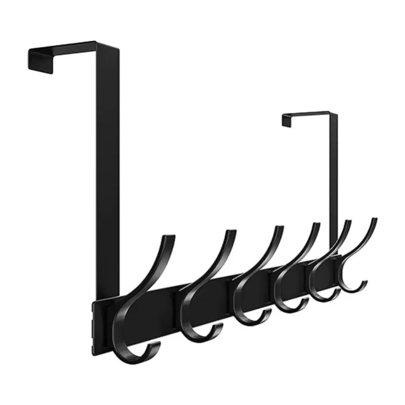 Behind the door, there is no need to punch holes, hook storage, wall mounted clothes rack, hanger, bedroom bathroom storage rack