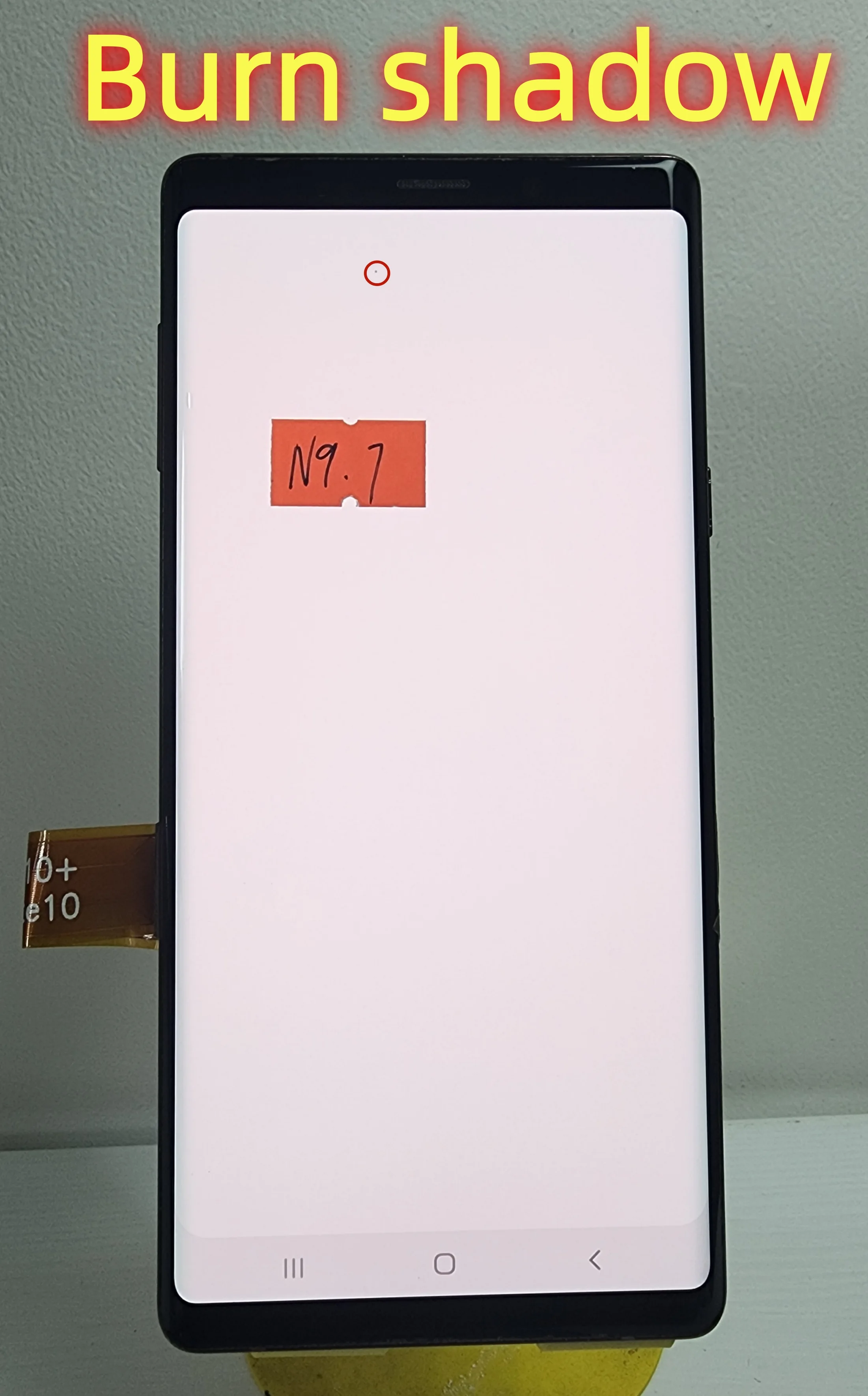 Genuine Original AMOLED For Samsung Galaxy Note9 N960F N960U Dot Line LCD Display Touch Replacement Screen Digitizer