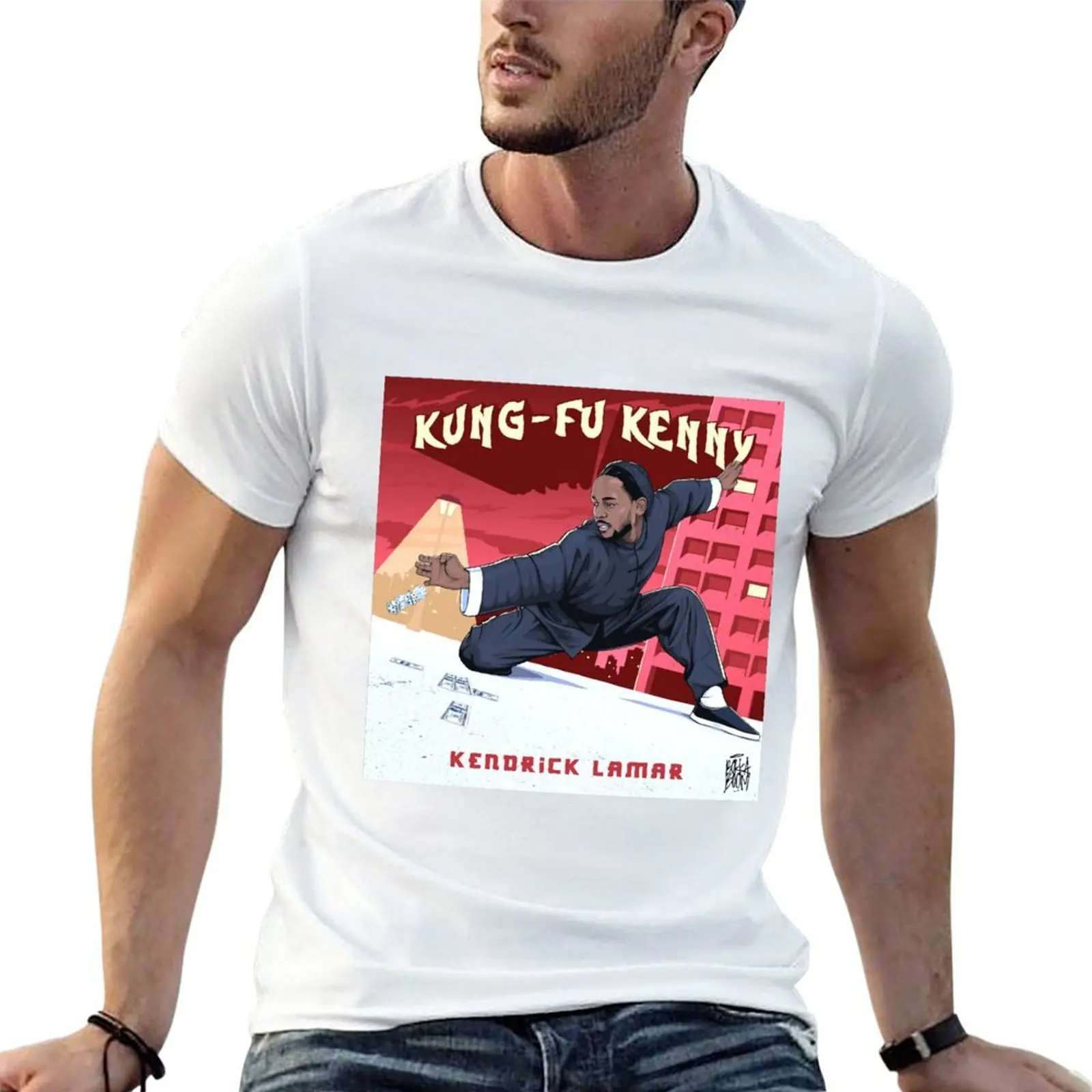 

Kung Fu Kenny - without white line T-Shirt t shirts for man graphic tees t shirts for man pack cotton T-Shirt