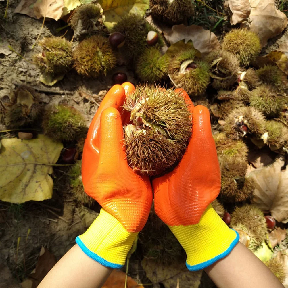 

2 Pairs No Odor Gloves Gardening Skin Wounds Prevention Safety Planting Wear-resistant
