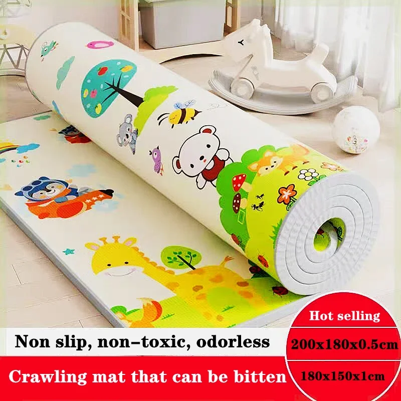 

New Style Large Size Children's Safety Mat Rugs Non-toxic High-quality Baby Activity Gym Crawling Play Mats Carpet Baby Game Mat