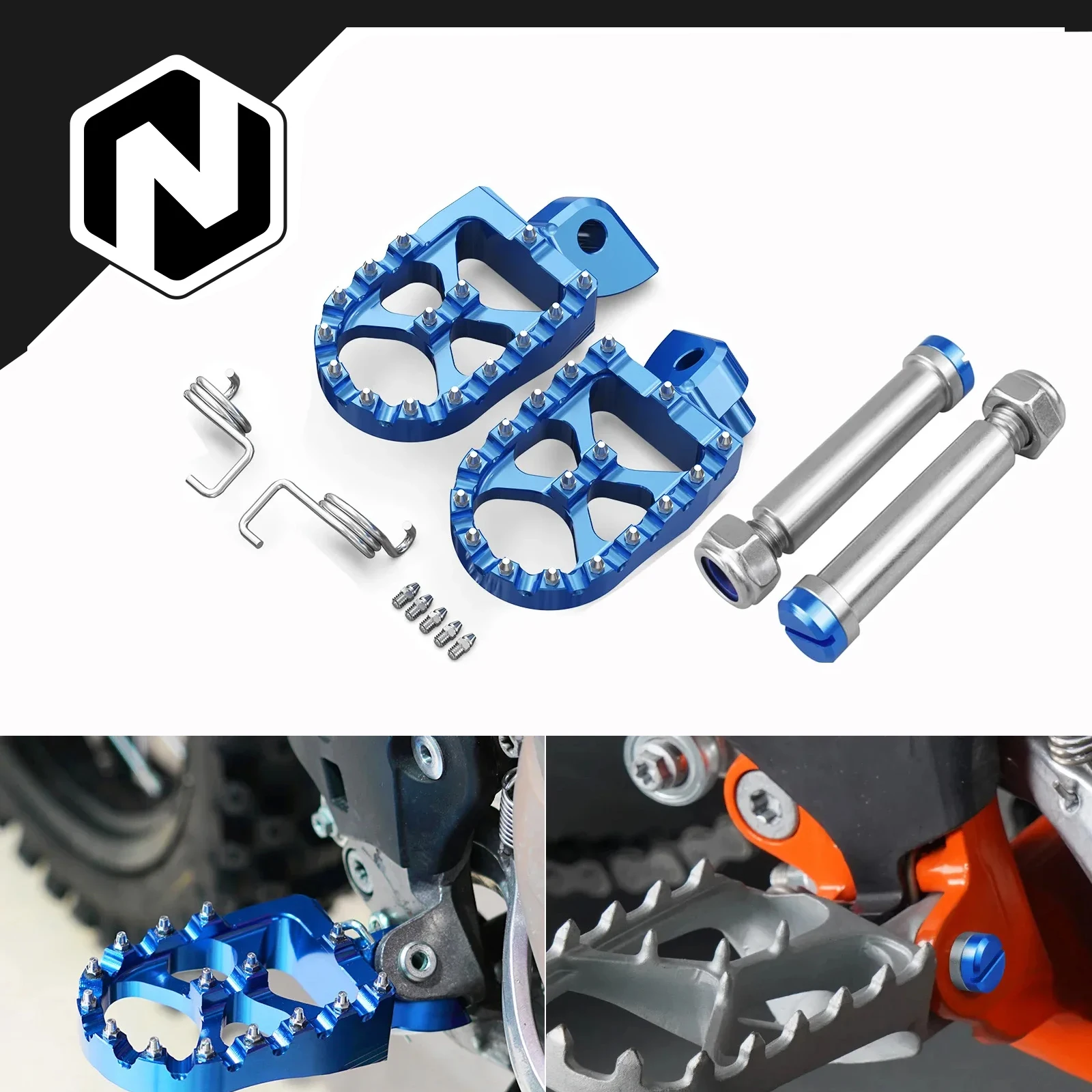 Para Yamaha YZ125 YZ250 YZF450 YZ85 YZ250F YZ450F WR250F WR450F YZ250FX YZF 250 apoyapiés de motocicleta YZ65 YZ 125X 250X
