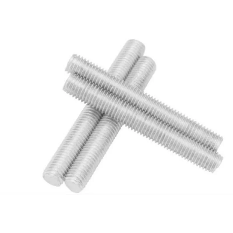 1-10pcs Aluminium 6061 Threaded Rod Full-Thread Bar M6 M8 M10 M12 M14 M16 Double Headed Stud Length 40mm - 150mm