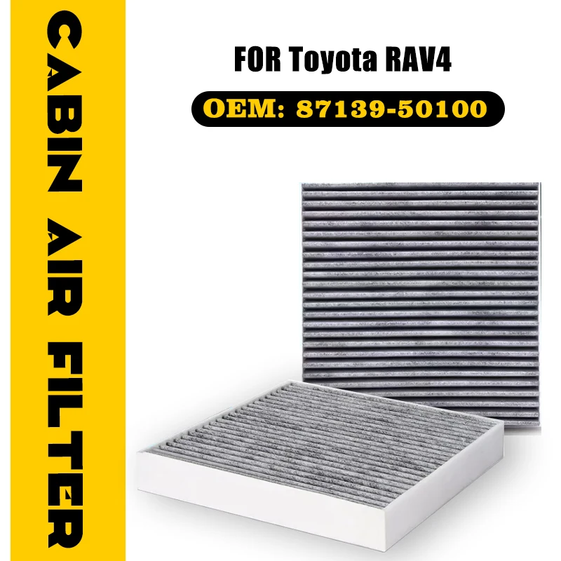 

Car Activated Carbon Air Filter For Toyota RAV4 EV Vanguard JPP 2005-2018 XA30 XA40 QEA38 Conditioner Accessories 87139-50100